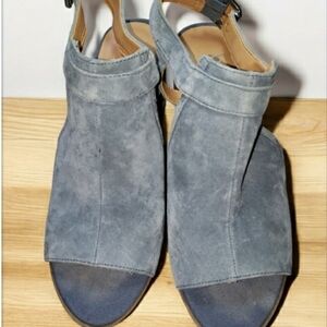 FRANKO SARTO blue suede open toe